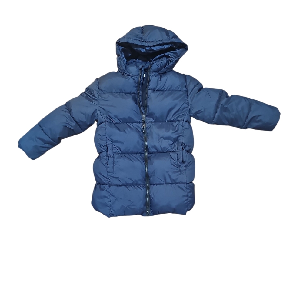MNG Boys Puffer Coat  Sz 8 Navy EUC